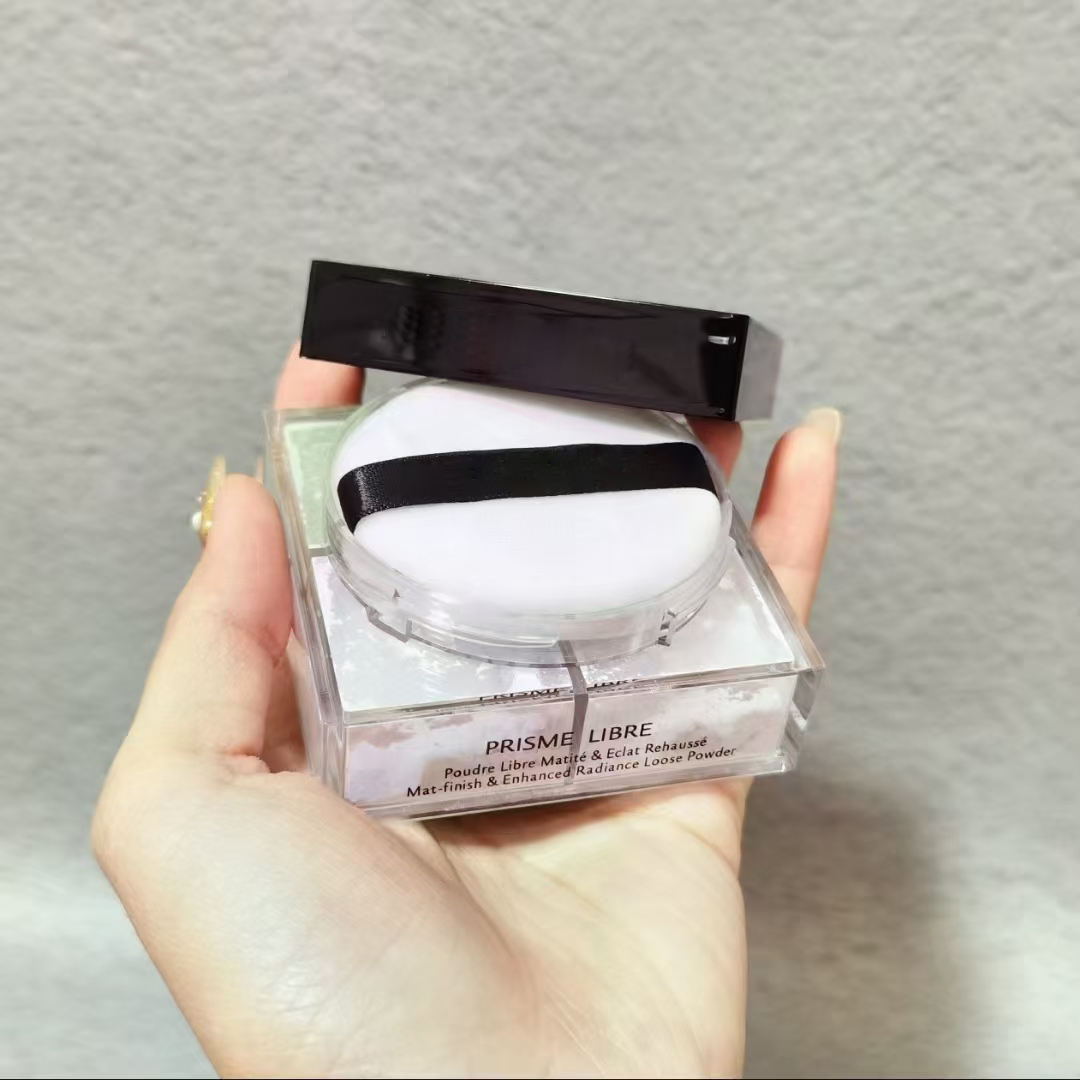 

Makeup Black 12g Prisme Libre Blush Pouder Libre 4-Color Loose Powder Blush 4 Square Grid Blusher Matte Rouge+Gift