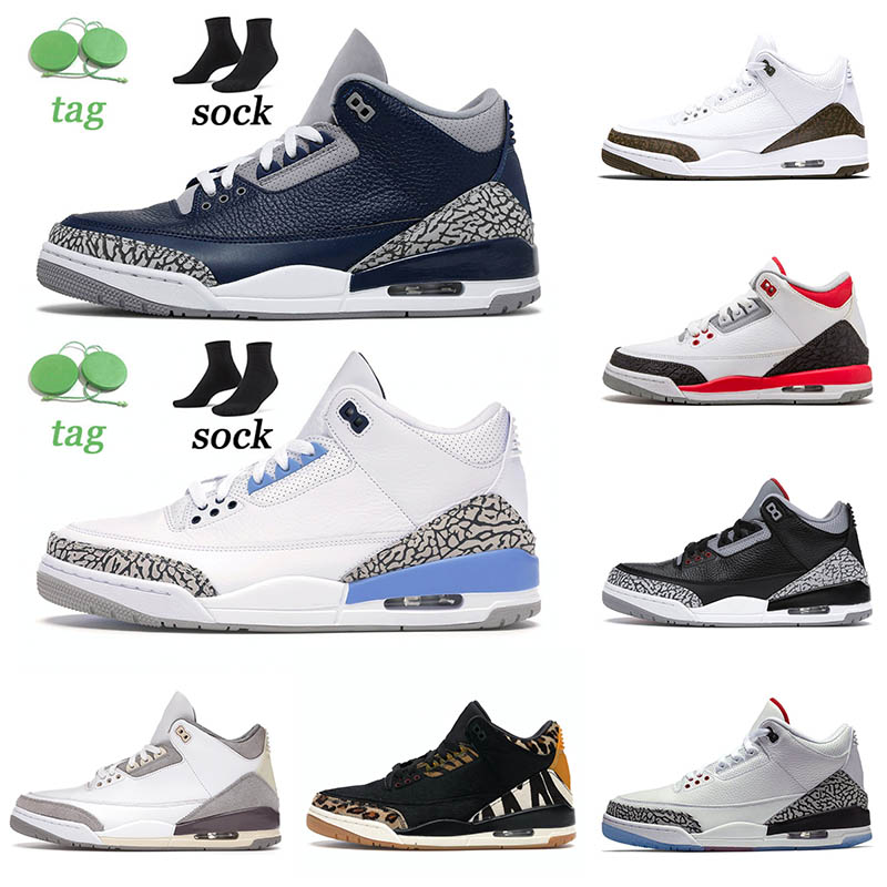 

Air Jordan3s Retro Womens Basketball Shoes Black Cement Pure White New Seoul Laser Orange Racer Blue Free Throw Line Off Mens Sports Sneakers Trainers Runners, D34 3m reflective static tinker sp black