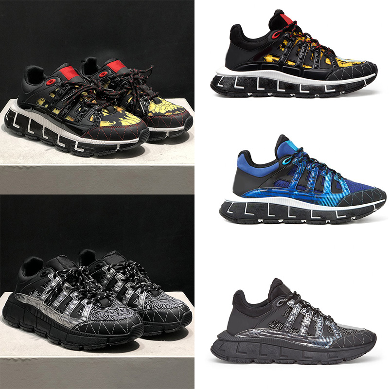 

Designer Trigreca Sneakers Running shoes platform Old dad leather trainers for men women luxury mens Reaction desingners summer outdoor walk