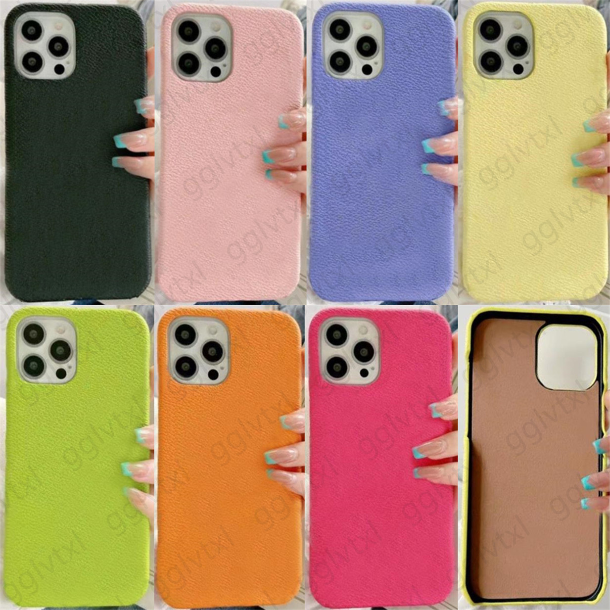 

Top Leather Designers Phone Cases For iPhone 13 Pro Max 12 Mini 11 Xs XR X 8 7 Plus Fashion Print Designer Back Cover Luxury Mobile Shell Gift CellPhone Case With box, #8- blue flowers l