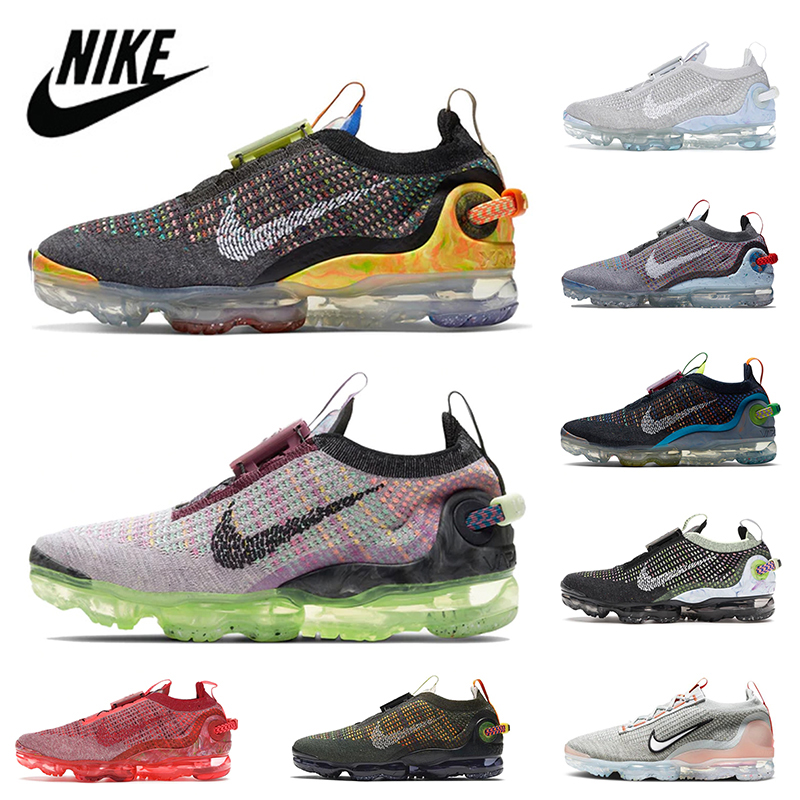 

Vapor Max Running Shoes Top Quality Air VaporMax Flyknit 2021 Women Men Summit White Dark Grey Fog Bright Mango Barely Volt Laser Orange Tea