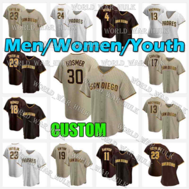

30 Eric Hosmer Jersey 28 Pham San 9 Jake Cronenworth Diego Blake Snell 11 Yu Darvish Padres Manny Machado 23 Fernando Tatis Jr Tony Gwynn, Blue;black