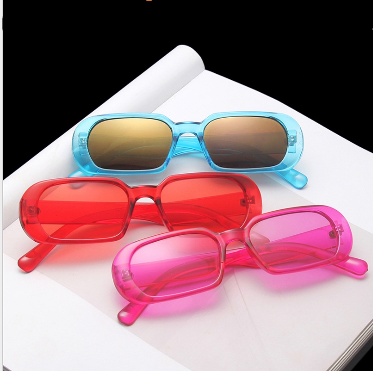 

Wholesale Vintage Clear Frame Square Sunglasses For Women Fashion Black Leopard Small Sun Glasses Men Retro Uv400 Shades Bulk, White;black