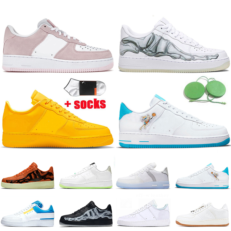 

Mens Running Shoes Top Quality 1 Womens TrainersLX UV Reactive Toon Squad Black Orange Valentine's Day Love Letter Skeleton MCA University Blue White Off, #1 toon squad 36-45