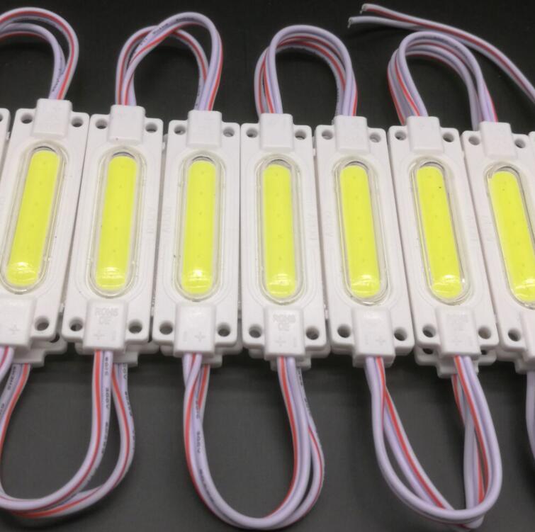 

High Power COB LED Module Light Waterproof IP65 DC12V Injection Molding Advertising Lamp DIY Bar WW W CW R G B Modules
