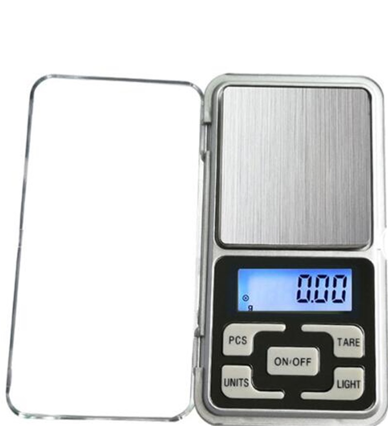

Mini Electronic Digital Scale Jewelry weigh Scale Balance Pocket Gram LCD Display Scale With Retail Box 500g/0.1g 200g/0.01g 293 V2