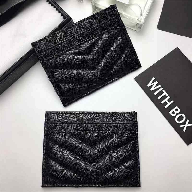 

New Top quality Men Classic Casual Credit Card Holders cowhide Leather Ultra Slim Wallet Packet Bag For Mans Women 10.5*7.5*0.5cm, Brown;gray