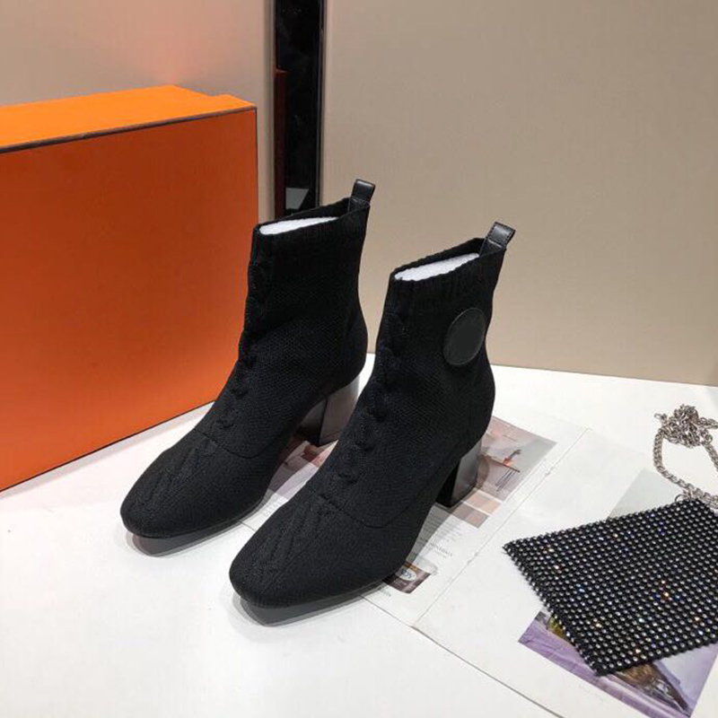 

Luxury designers come with orange boxes for women's boots, 1to1