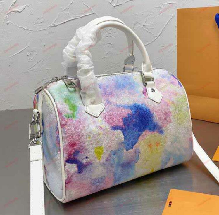 

Leisure Compound handbags Designers shopping Bag high quality Womens Versatile Tie Dye classic brand Soft leather large capacity handbag Lad
