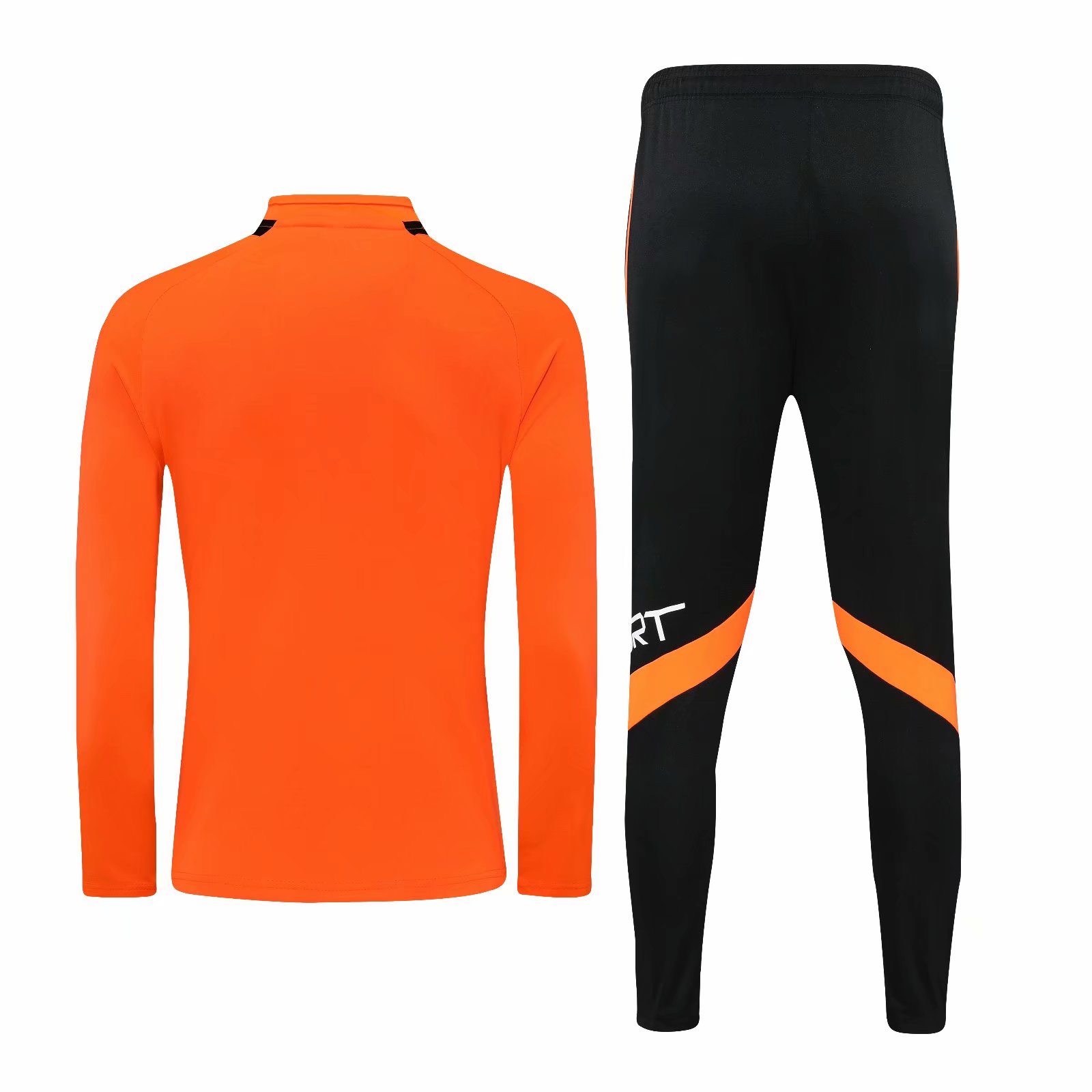 

#09 Can be customized soccer Tracksuit Track kit running jacket chandal training suits sports wear And trousers, Black