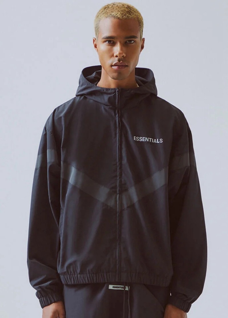 

Duplex Reflective Nylon Double Coat Jacket High Street Trend Oversize Coats for Men and Women Casual Designer Jackets, Black