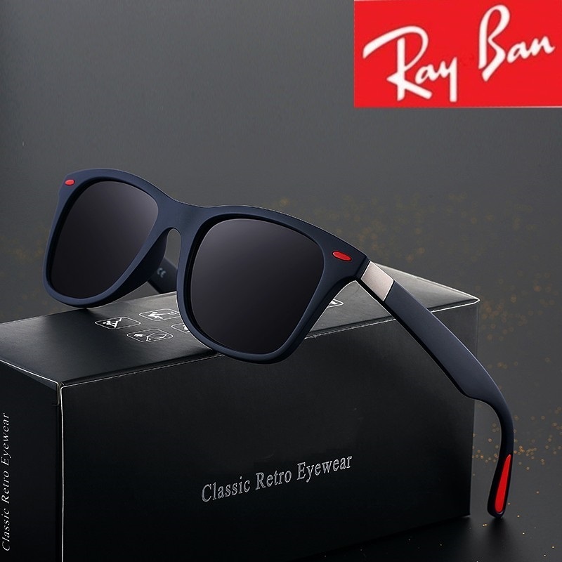 

High Quality Ray Men Women Sunglasses Vintage Pilot Wayfarer Brand Sun Glasses Band UV400 Bans Ben With box and case 4509