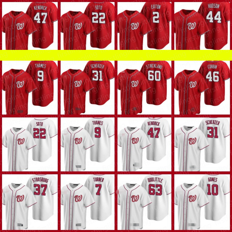 

22 Juan Soto Jerseys Nationals 8 Carter Kieboom 55 Josh Bell Max Scherzer Baseball 7 Trea Turner 10 Yan Gomes Starlin Castro Men's Schwarber, Blue;black