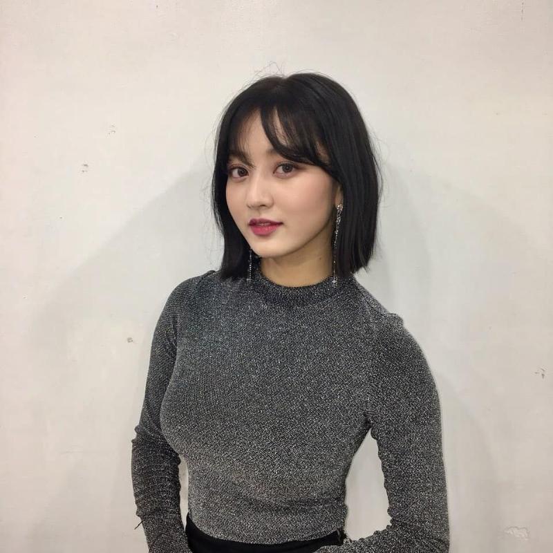 

Women's Sweaters Kpop TWICE Park Ji Hyo Same Knitted Round Neck Sweater Women Korean Autumn Pullover Streetwear Elasticity Female Clothes, Gray