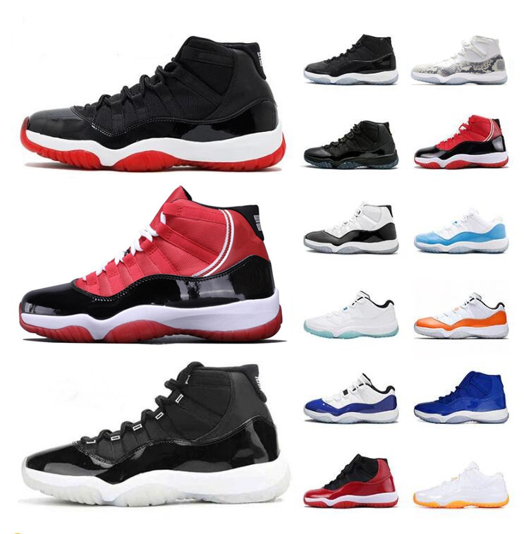 

2021 jumpman men women 11 basketball shoes 11s concord High low pantone Space Jam Gamma Blue Cap and Gown Sneakers Trainers Eur 36-46, 49