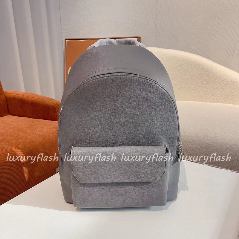 

Designer Men Backpack 2022 Simple Fashion Trend Leisure Youth Mens Backpacks Black Grey Ladies Large-capacity High Quality School Purses 2 Color, With dust bag;no box