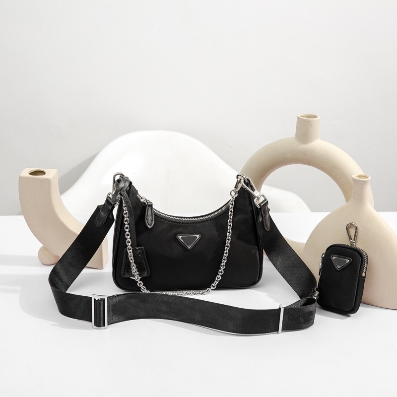 

Women Luxurys Designers Bags 2021 Yiyi's home hobo three one nylon Single Messenger chain small Designer Handbag Handbags Totes Crossbody Bag