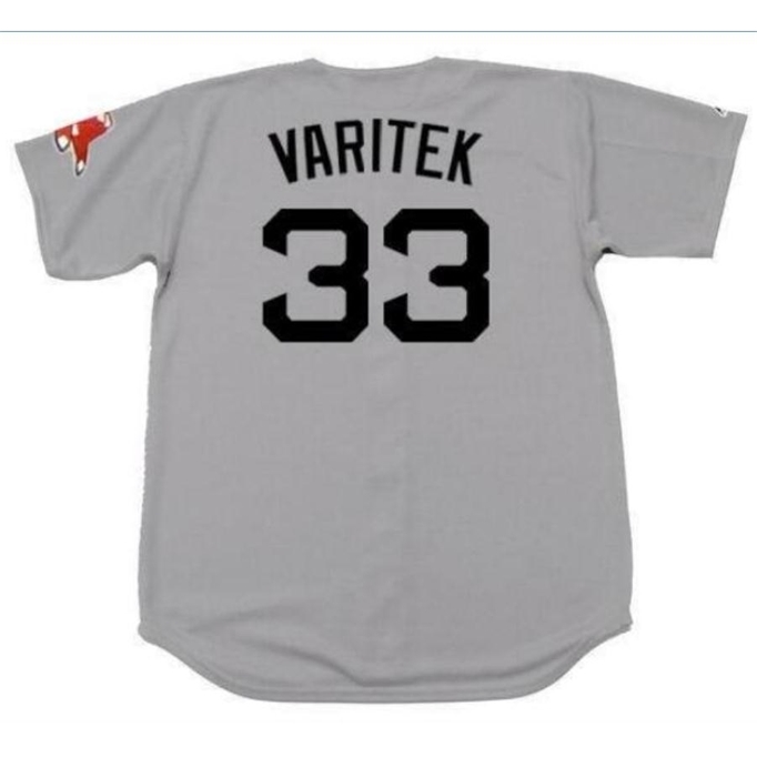 

Custom Bay Youth women Vintage JASONS VARITEK Boston 2009 GREY Vintage jersey SIZE S-5XL or custom any name or number Baseball Jersey, Black