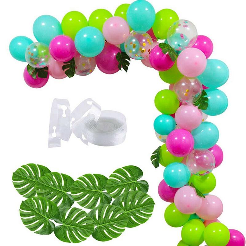 

Party Decoration Hawaiian Tiki Garden Balloon Arch Kit - Includes 70 Balloons