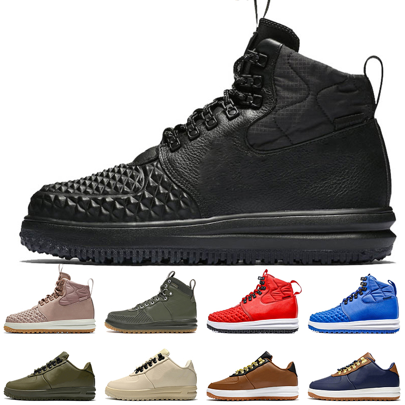 

With Socks 2022 Fashion Lunar 1 Duckboot Boots For Mens Women Running Shoes Black And Tan Burgundy Ankle Fur Boot Luxurys Designer Trainers Sneakers Size 36-47, A7 night blue 40-47