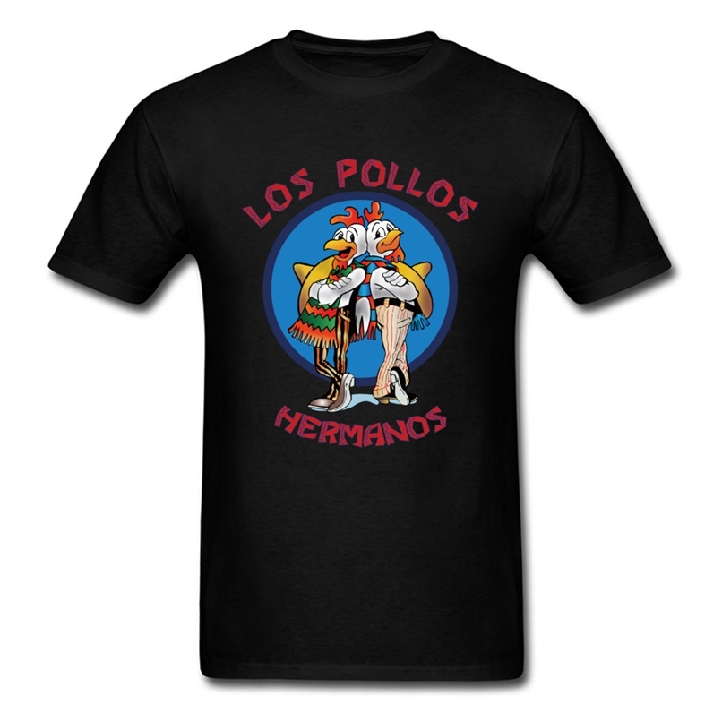 

Los Pollos Hermanos Tshirt Men T-shirt Fashion Breaking Bad T Shirt Chicken Brothers Tee Hipster Tops Cotton Clothes Funny 210623, No print price