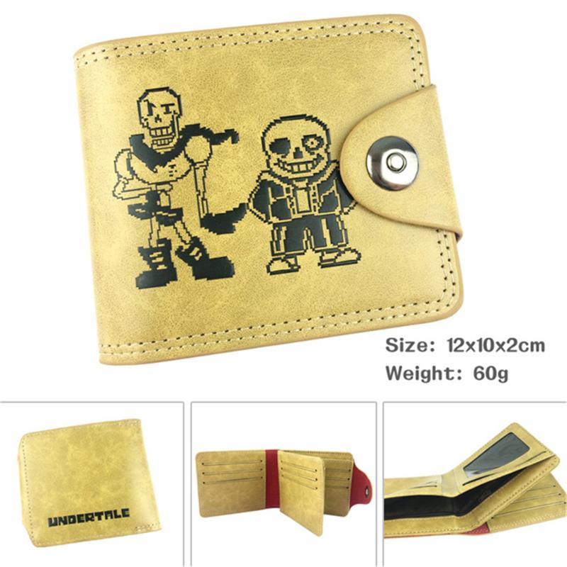 

Wallets PU Bifold Hidden Discount Wallet Game Undertale Men's Leather Note Compartment Coin Po S Holder Purses