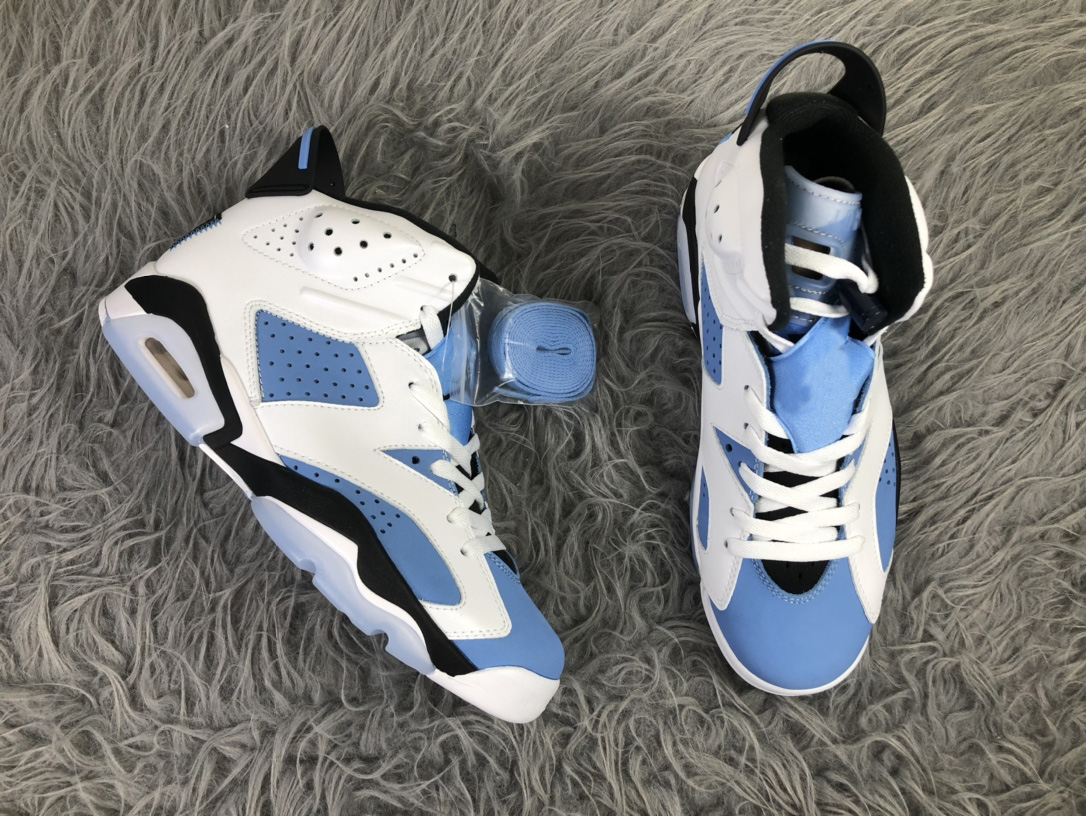 

3 m Reflective 6 UNC Men basketball shoes Suede 6s University Blue White-College Navy-Black Outdoor Sports Sneakers Trainers With Original box CT8529-410