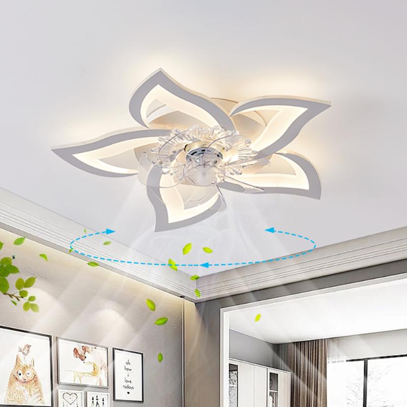 

Ceiling Fans Fan With Lights IRANLAN Remote Control Modern Variety Chandelier Lighting For Living Room Bedroom Led