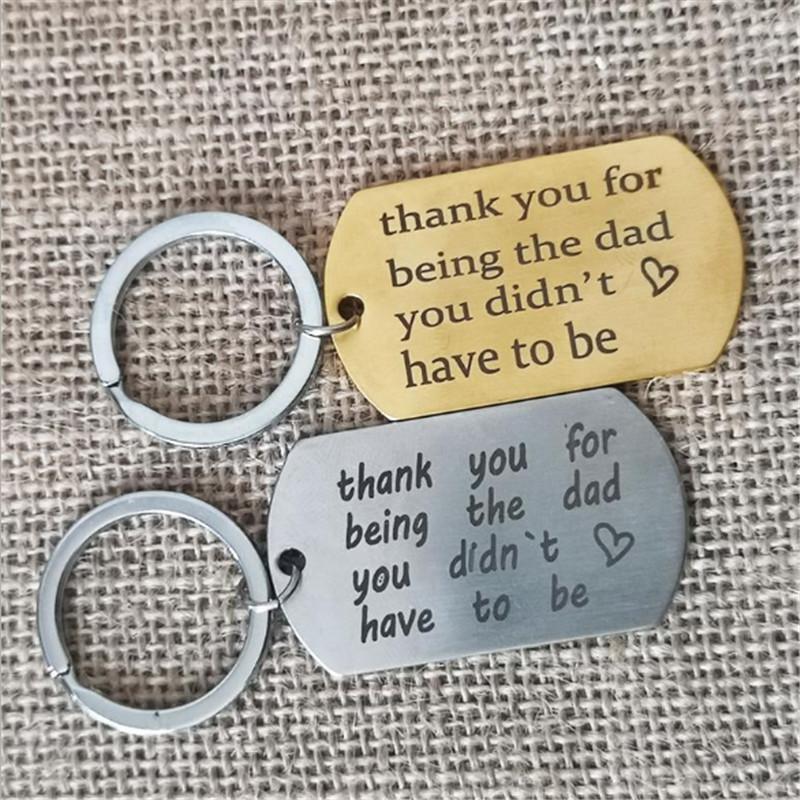 

Keychains Creative Gold Silver Stainless Steel Keychain Letter Women Men Car Bag Phone Pendant Keyring Fashion Jewelry Gifts Wholesale