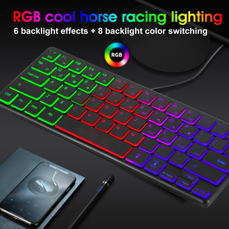 

streamlined 60% form factor Wired RGB Mini Keyboard,The mute Mini is suitable for office and games