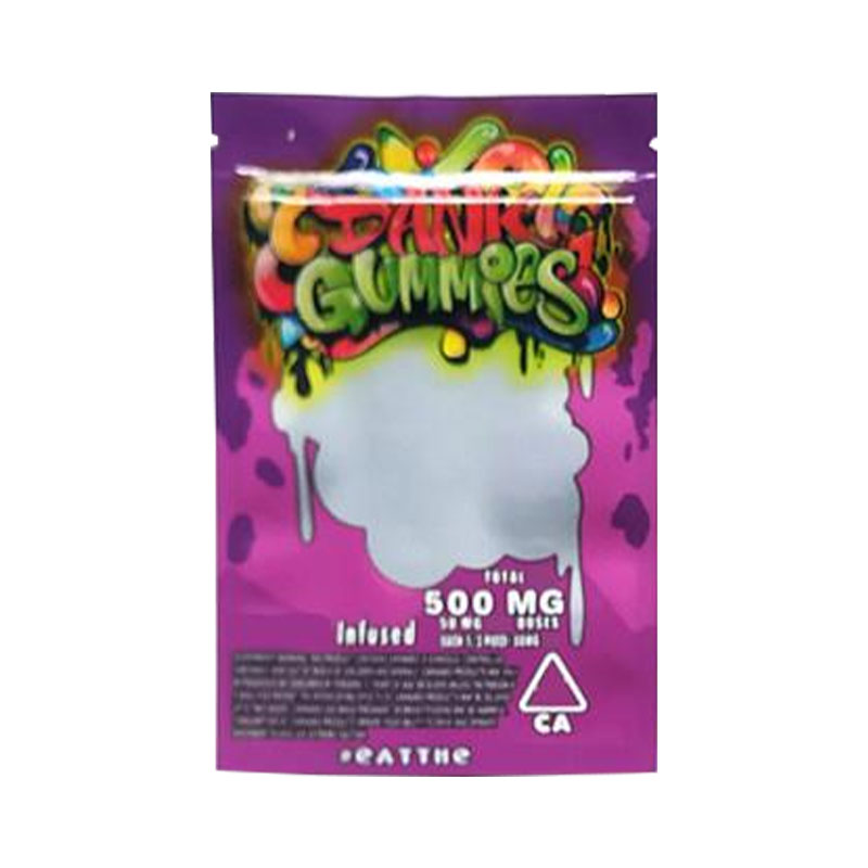 EMPTY Edibles bags zipper plastic Packaging Infused Gummies Worms Candy packing bag edible package for Dry Herb Tobacco Flower Resellable dhl fre-image-701414866