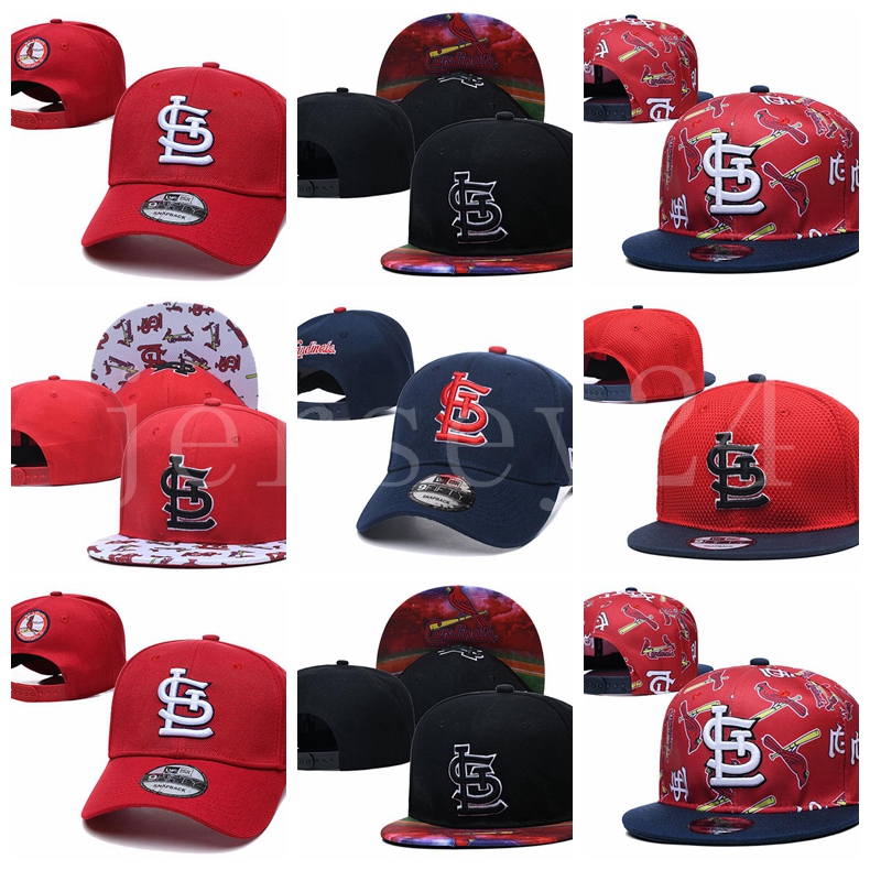 

Snapbacks St Louis Cardinals hat Outdoor Fashionable Summer Fits Baseball Truck Cap, Black;white
