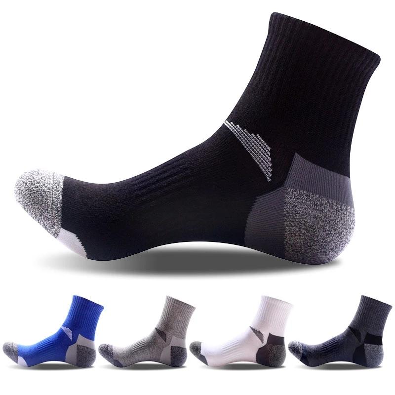 

Men's Socks 5Pairs/Lot Breathable Business Casual Dress Cotton Men Crew High Quality Brand Black Sport Male