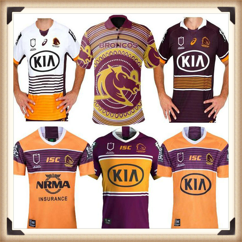 

2021 2122 BRISBANE BRONCOS ANZAC Round polo Jersey quality 20 21 National League rugby shirt Brisbane Broncos rugby Jerseys S-5XL, Black;yellow