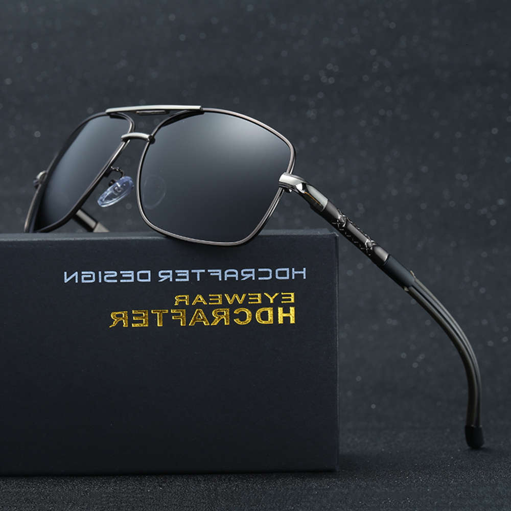 

sunglasses Hot Selling Brand Designer Sunglasses Polarized Driving Outdoor Sport Sun Glasses For Men High Quality gafas de sol T200619, Black