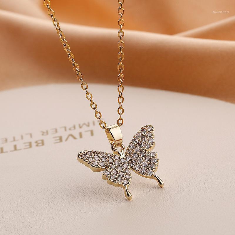 

Chains Butterfly Necklace Simple Fashion Jewelry