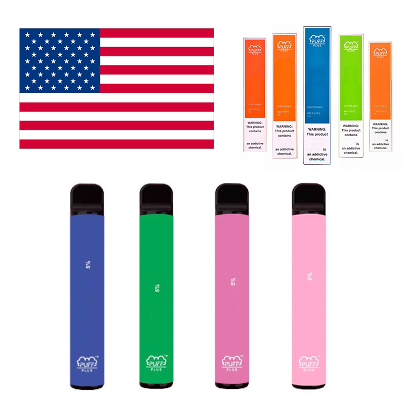 

USA PUFF Plus Disposable Vapes Pen Electronic Cigarette 800 Puffs Vape Device 550mah 3.2ml Pod All Flavrs Available