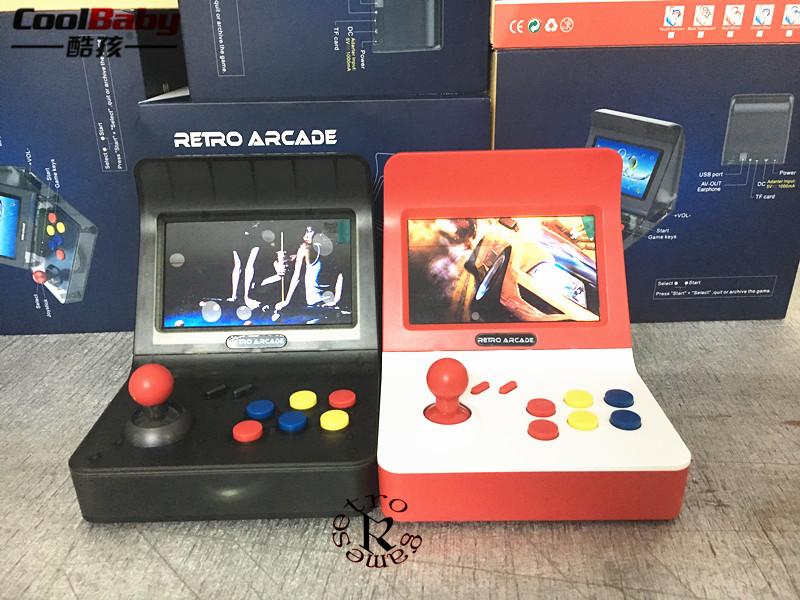 

Portable Game Players Coolbaby RS-07 4.3inch High-definition Color Screen Mini Handheld Arcade Double Console Nostalgic Children Retro