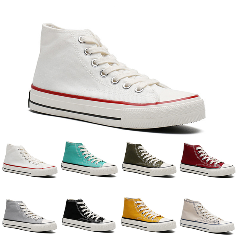 

High quality Casuals canvas shoes men women platforms casual trainer outdoor mens womens fashion run sport sneaker color 36-44, #8