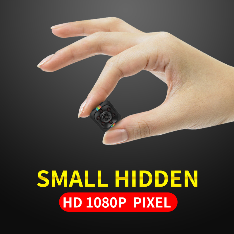 

sq11 Mini Camera HD 1080P Sensor Night Vision Camcorder Motion DVR Micro Sport DV Video Small Cam PK A9, Black