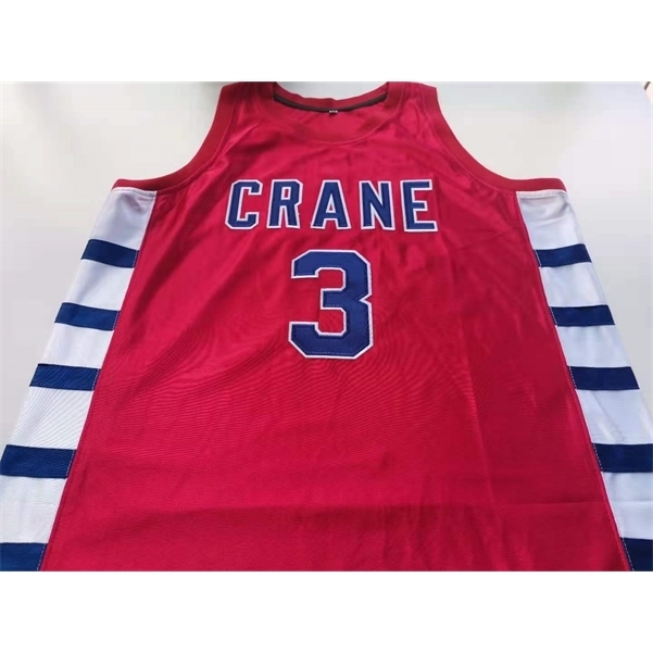 

001rare Basketball Jersey Men Youth women Vintage 2000-01 WILL BYNUM CRANE High School Size S-5XL custom any name or number, Red youth s-xl