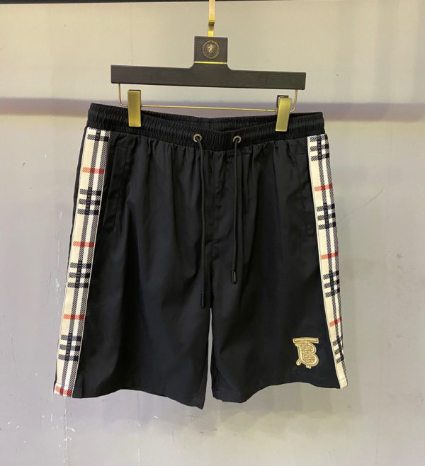 

2021 summer new fashion British Style Men's casual Plaid beach shorts underpants thin shortsVY4F, White;black