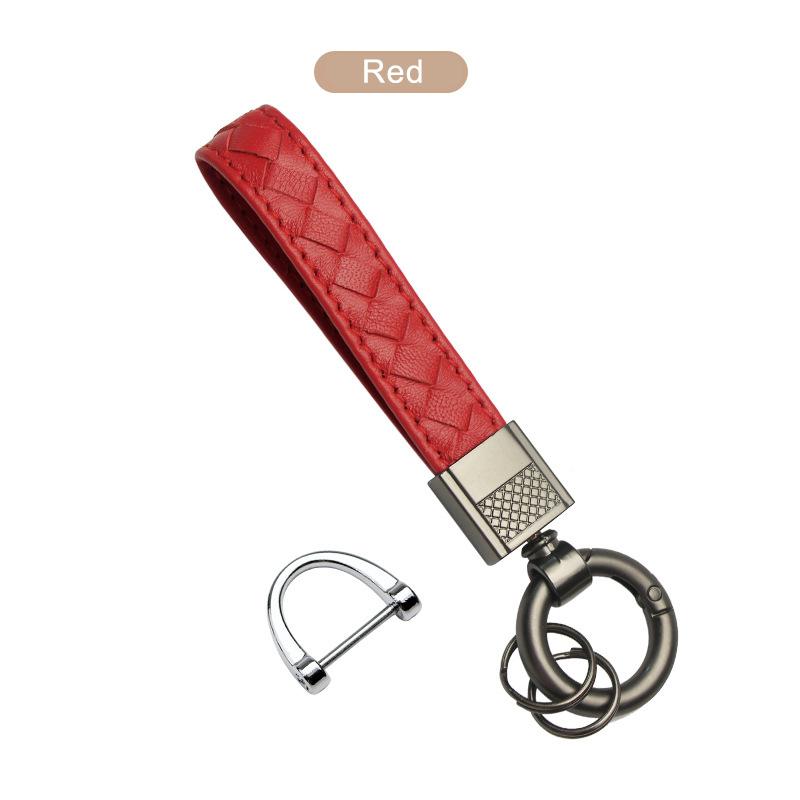 

Keychains Genuine Leather Key Rings Car Keychain For KIA Sportage Ceed Rio 3 4 Stonic Picanto Proceed Optima K5 Niro Keyring Smart Holder