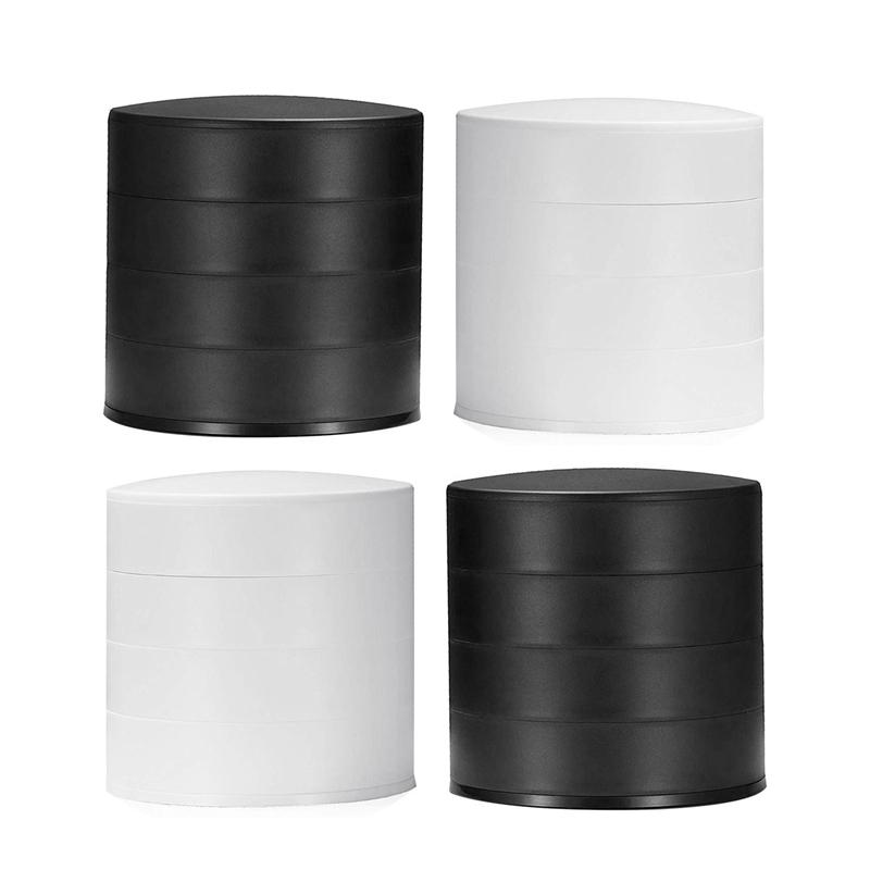 

Jewelry Pouches, Bags 4 Pcs Box Storage Gift White And Black