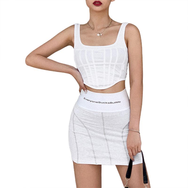 

Women' Hip Skirt Basic Stretch Pencil Letter Print Skirts Wide Elastic Slim High Waist Short, Black