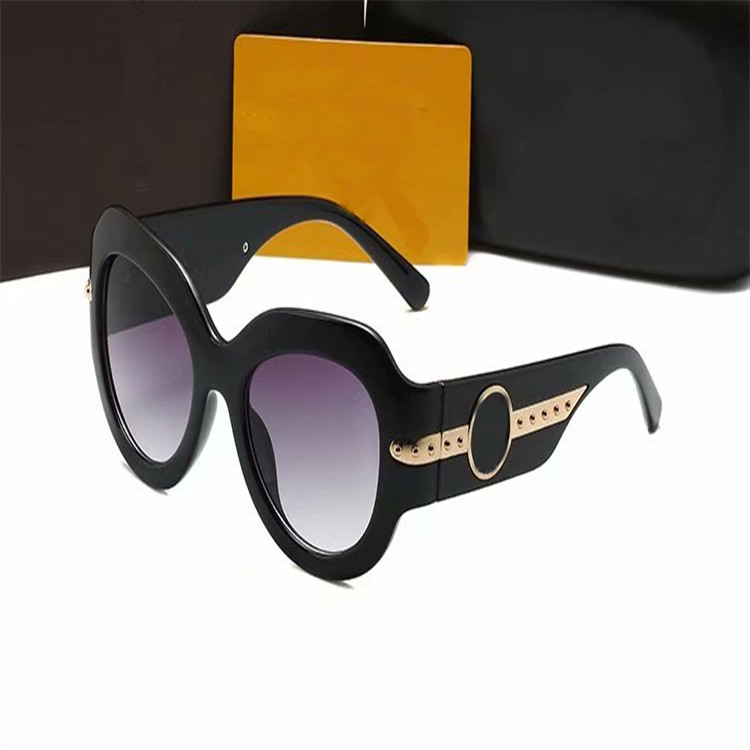 

2021 luxury Designer Fashion Sunglasses Women/man Channel Sun Glasses Black Vintage Cat Eye For Lady Gold UV400 gafas box, White;black