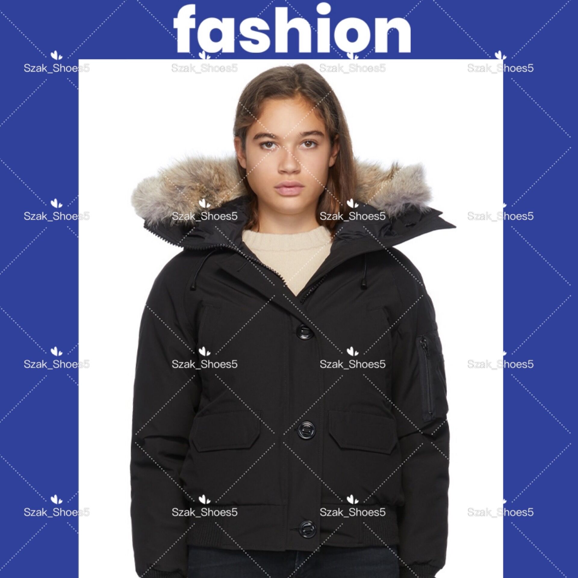 

Top quality Women down coat fashion design with real wolf fur Detachable hat Casual Outdoor Feather Thick Hooded Sweater jacket Autumn Winter Section parkas factory, Photo color