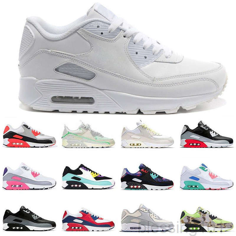 

2021 Air Cushion 90 Reverse Duck Camo Multi Mens Casual Shoes Cheap air90 Hyper Turquoise Sports 90s Be True Triple BlaCK White K2222021