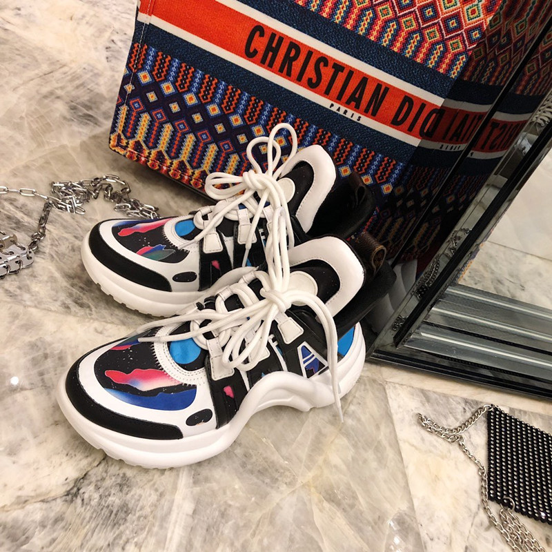 

woman Sports shoes Men Genuine Leather Trainers Outsole Lace up platform Casual Shoes fashion Thick bottom Frenulum Climbing Runner Shoes, 01