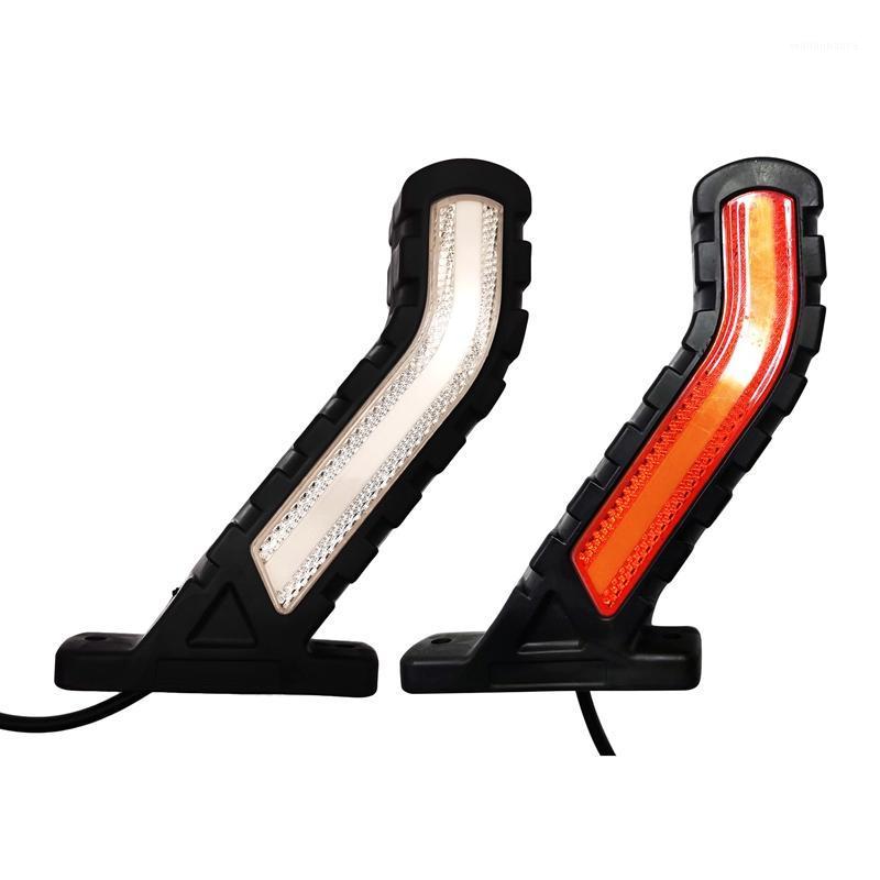 

Emergency Lights 2PCS Waterproof Trailer LED Side Marker Lighting Outline Truck Light Neon Stalk For 24V